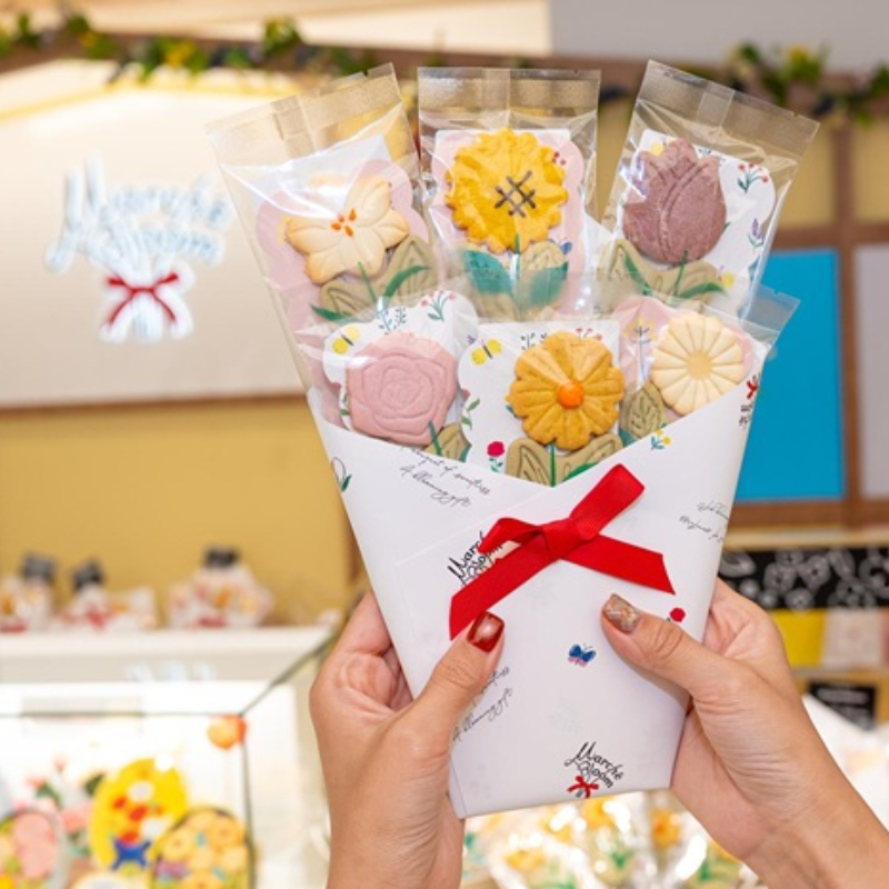 「Marché Bloom」於東京車站開幕！超美花朵＆花束餅乾太浪漫了