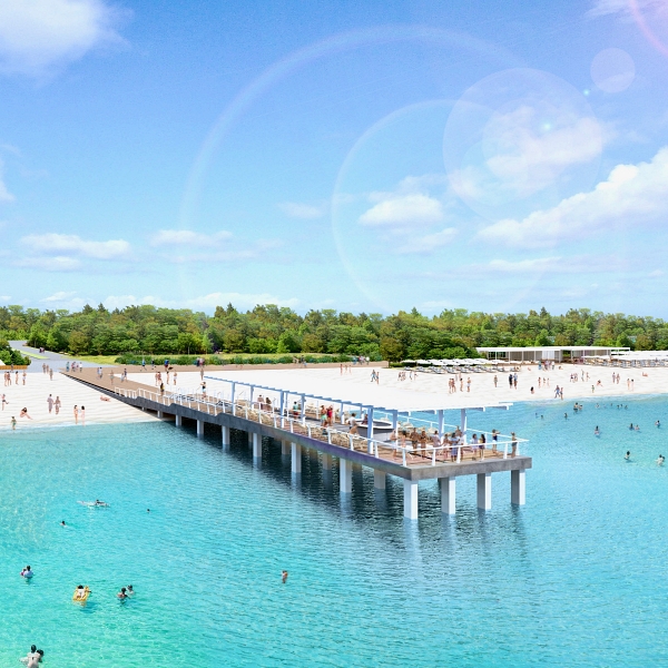 千葉最新觀海景點「The SUNSET Pier & Café」 開幕！海中棧橋、豪華露營、BBQ在稻毛海濱公園一次享受