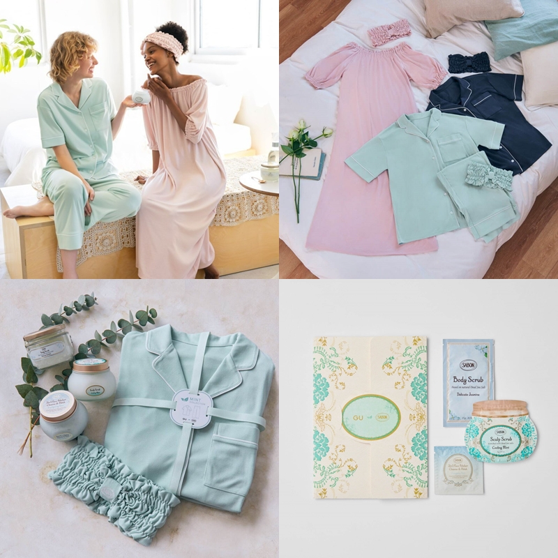 GU × SABON 聯名強勢回歸，加入「薄荷」涼感家居服必收！