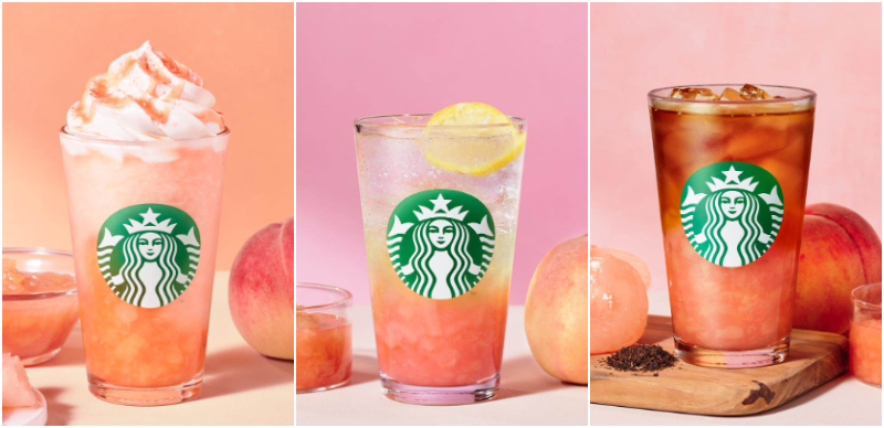日本星巴克夏季飲品第四彈，沒有人不愛的水蜜桃來啦！