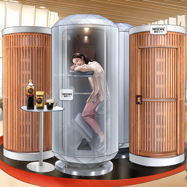 站著也能睡？日本雀巢推出「立睡咖啡廳」邀你一起來睡覺！還有咖啡幫你迅速提神