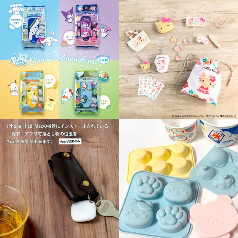 日本最新生活雜貨新品推薦!滿滿夏日三麗鷗周邊來幫你消消暑
