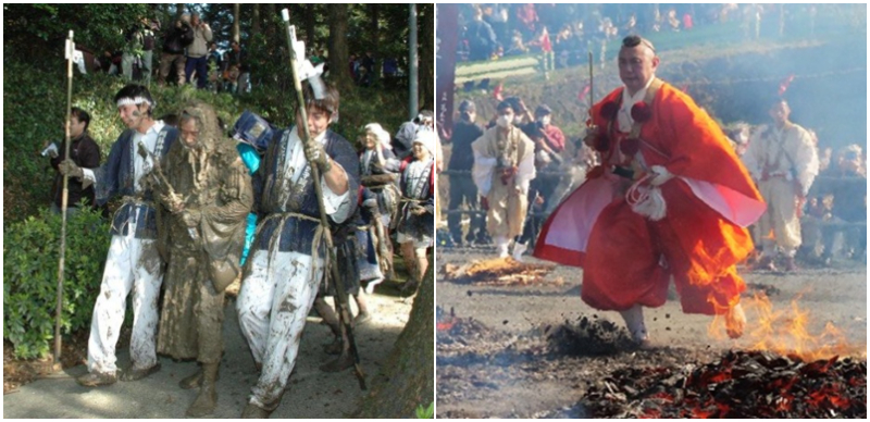 日本3月傳統祭典！春日大社春日祭 、高尾山火渡祭，還有用潑泥巴來預測豐收與否的泥打祭