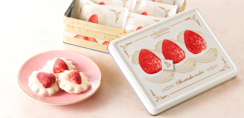 夢幻逸品！巧克力 colombin 「草莓奶油蛋糕餅乾」鐵盒再次強勢回歸