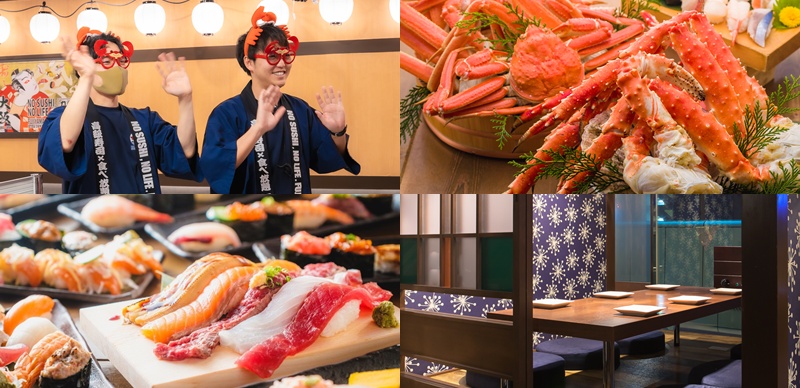 FUJIYAMA TOKYO進駐大阪梅田！巨型壽司超吸睛，還有帝王蟹豪邁吃到飽