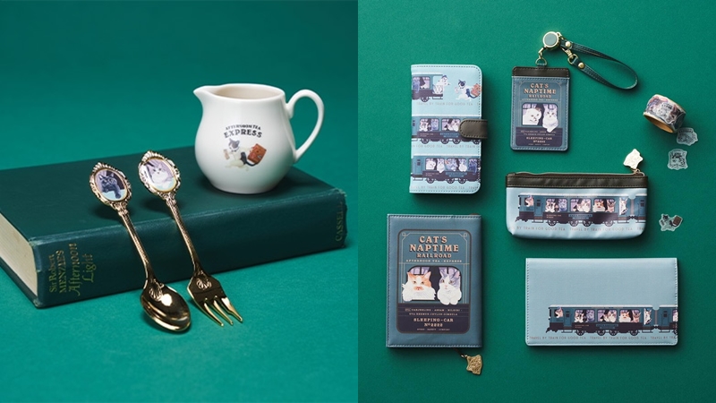 Afternoon Tea×Cat's ISSUE好評推出第10彈周邊！「貓咪下午茶列車」商品每款都超可愛