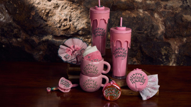 華納兄弟哈利波特影城「HAPPEE BIRTHDAE HARRY」粉色限定新周邊登場！