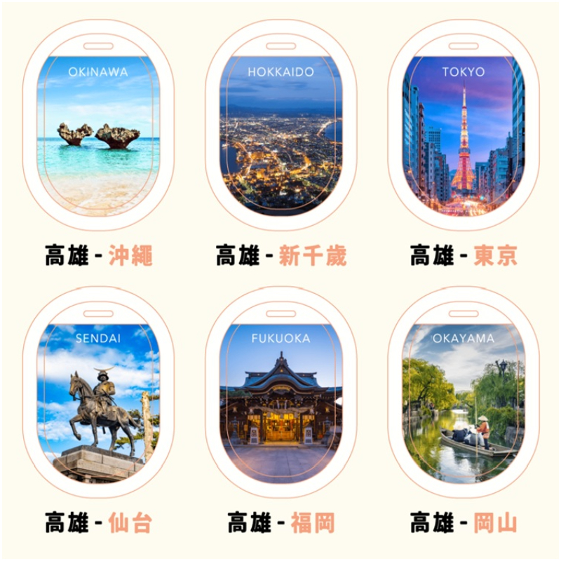2026最新高雄直飛日本航班！南部人前往東北和九州不用再北上