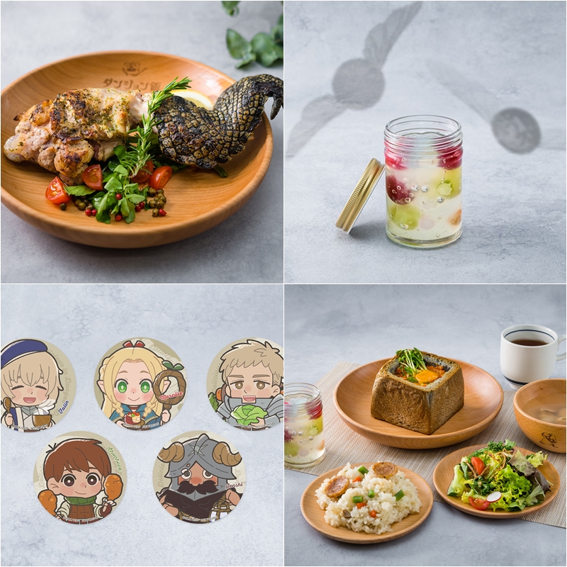 日本人氣動漫《迷宮飯》快閃咖啡廳！炎龍炸排、鱷魚肉排通通真實端上桌