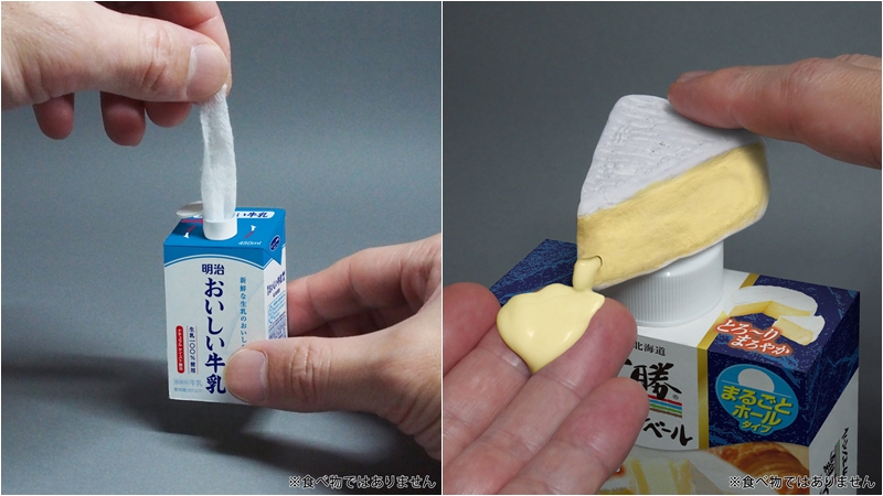 日本明治×藝術家「ミチル」超狂合作!把「明治おいしい牛乳」變成修正帶