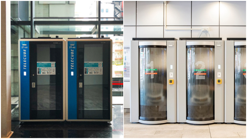 日本車站附近4個「社畜箱」迷你辦公室服務，數位遊牧民緊急開會救星！