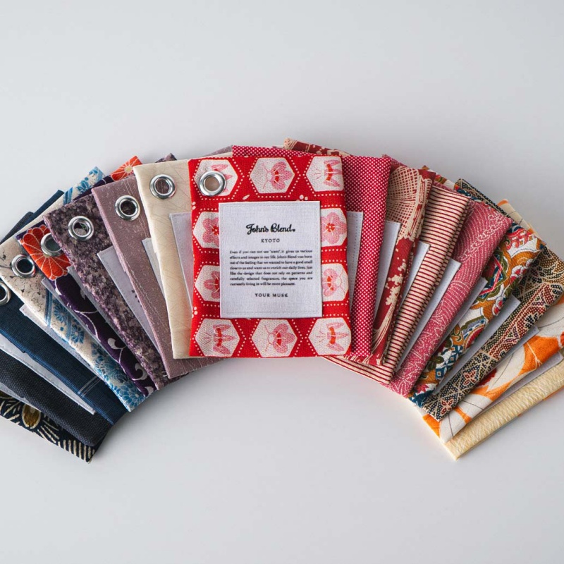 去 John's Blend 京都店「YOUR MUSK」製作自己專屬的和風香袋！