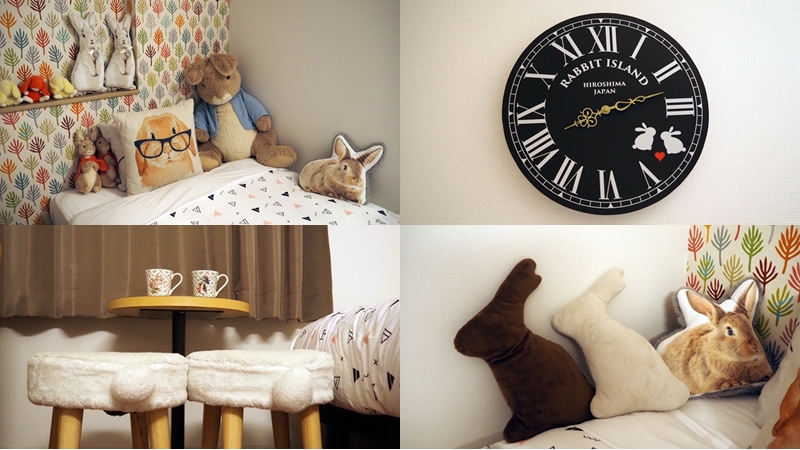 讓兔子們陪你入睡！可愛到瘋掉的廣島兔子主題房開箱