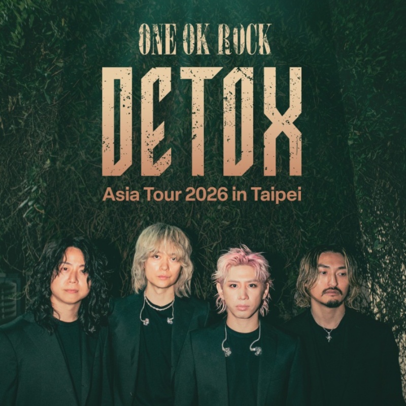 日本搖滾天團 ONE OK ROCK 世巡《DETOX》席捲全球！4月25日台北大巨蛋開唱