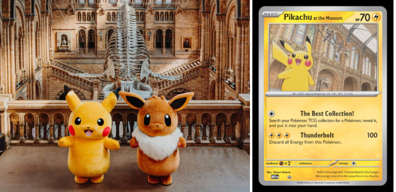 倫敦自然歷史博物館 x 寶可夢「Pokécology 」活動好萌！皮卡丘卡特典卡太可愛