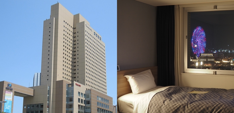 【橫濱住宿】櫻木町華盛頓飯店超美夜景房！躺著將橫濱市區的白天夜景盡收眼底