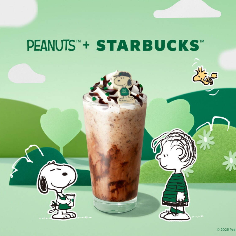 史努比家族與日本星巴克聯名再次登場，用JOE KIND 史努比與朋友一同分享歡樂！