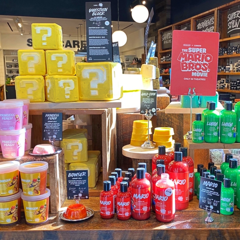 LUSH x 超級瑪利歐兄弟大電影!限定聯名商品每種都可愛到想全包!