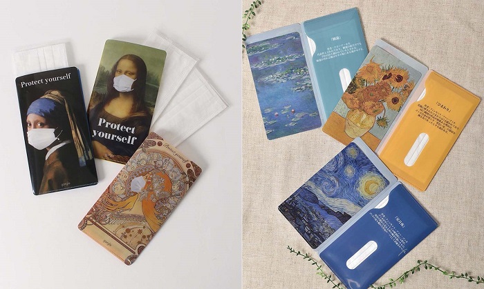 世界名畫 口罩夾