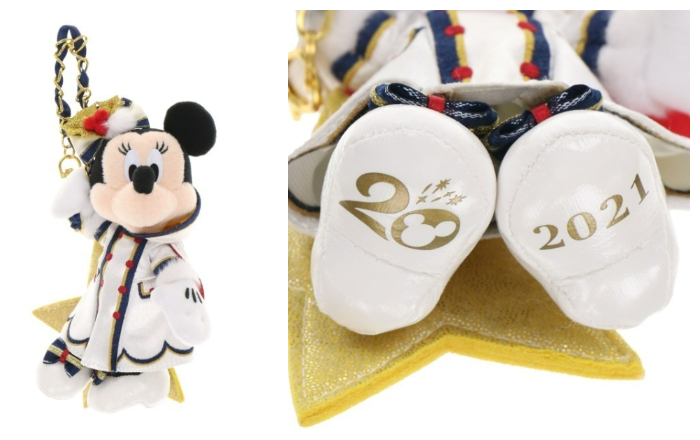 東京迪士尼園區_東京迪士尼海洋_2021年_聖誕_紀念米妮吊飾