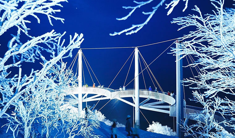 北海道_星野渡假村TOMAMU_霧冰露台_cloud walk
