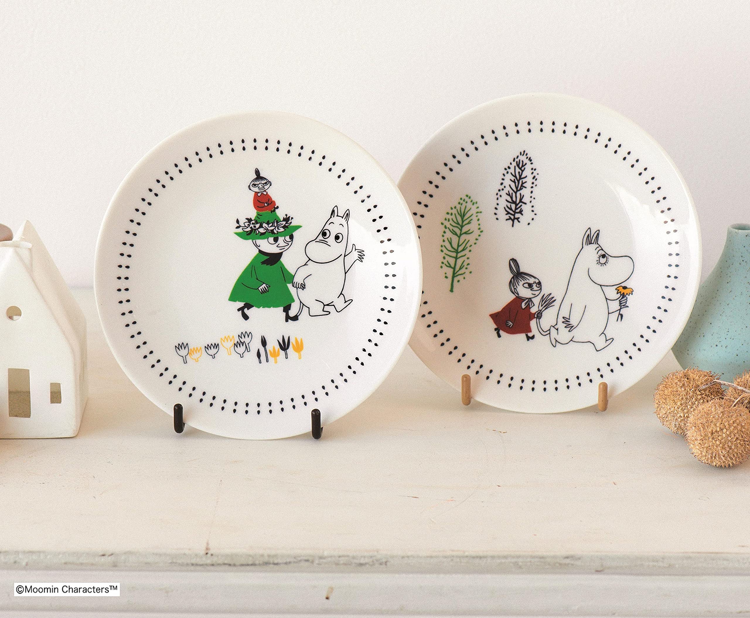 嚕嚕米小盤子2入組