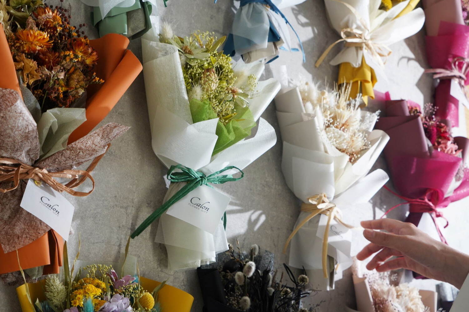 Calon_DRY_flower_乾燥花_永生花_花束