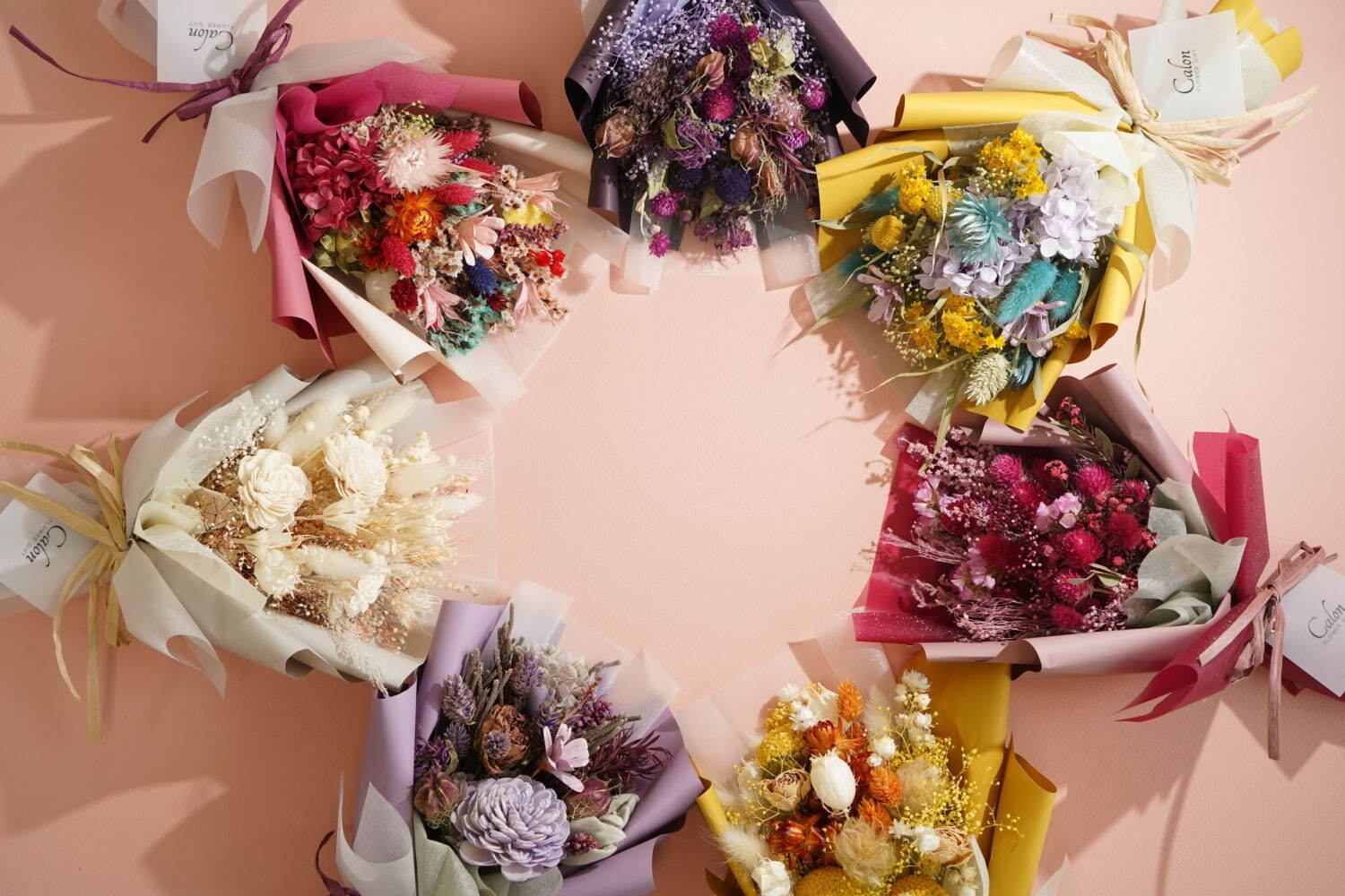 Calon_DRY_flower_乾燥花_永生花_花束