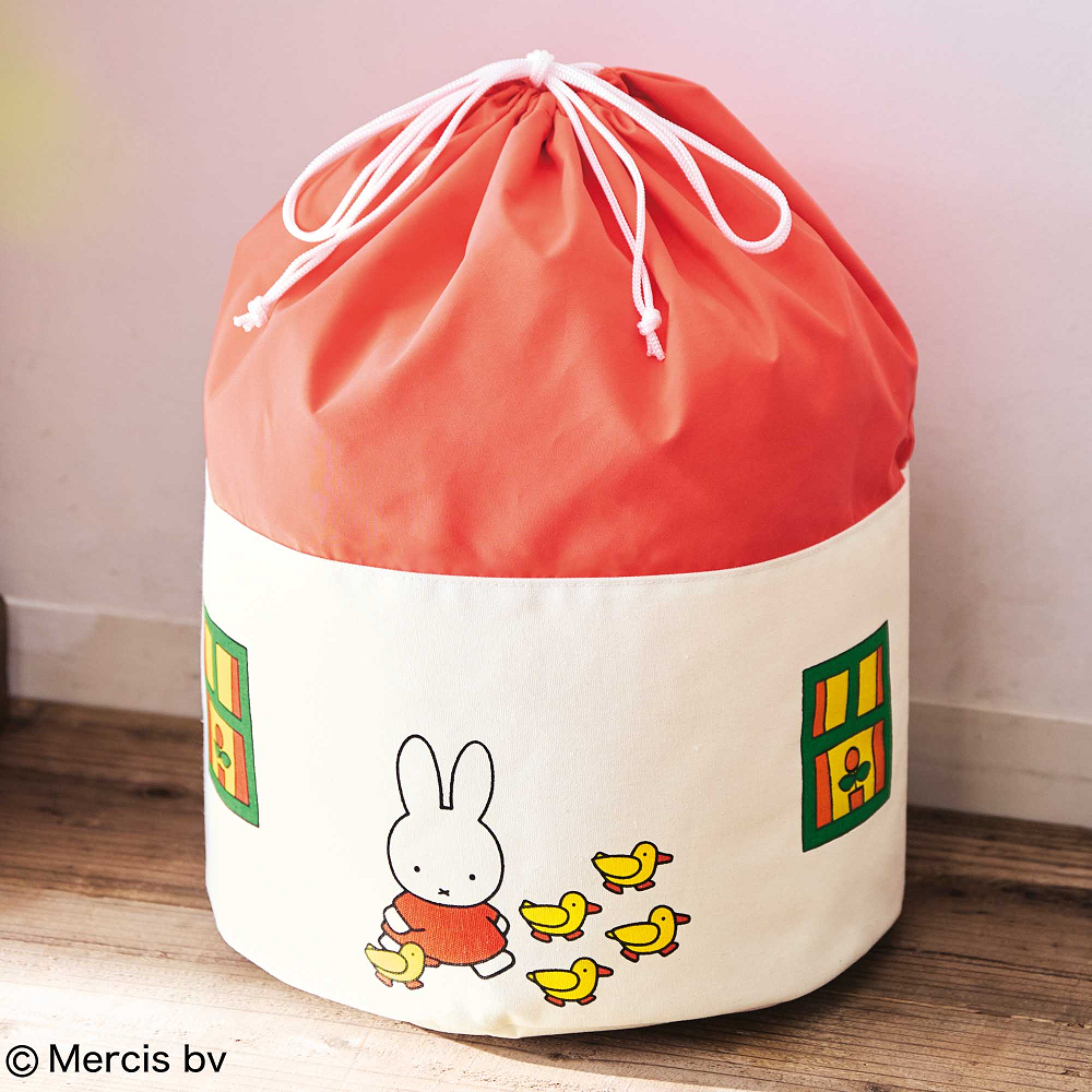 米飛兔房子造型束口收納袋