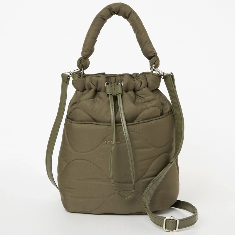 絎縫兩用束口包（Khaki）