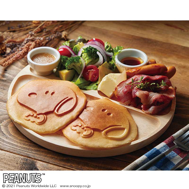 史努比鬆餅成品