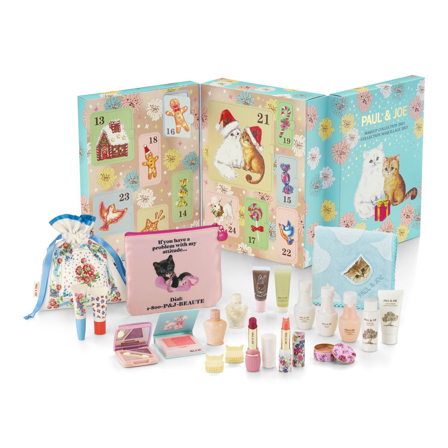 PAUL & JOE BEAUTE 聖誕貓咪倒數月曆