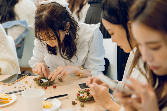 Japaholic Girls 聖誕午茶 聖誕花圈DIY