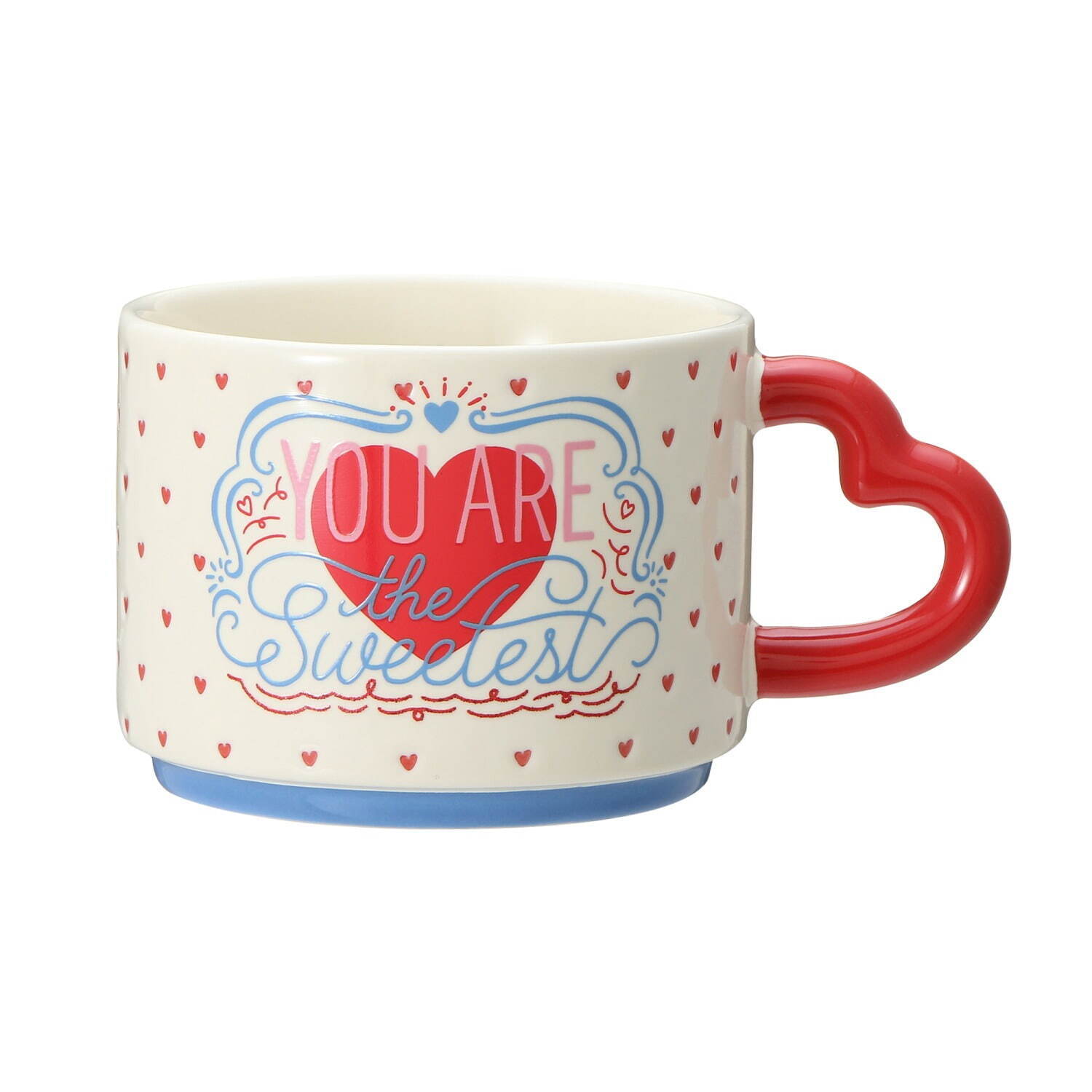 星巴克_2022_情人節商品_愛心把手馬克杯_白