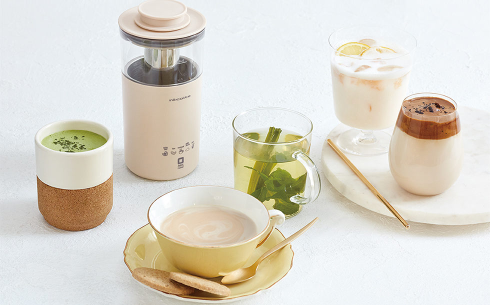 recolte_小家電_奶茶機_各種茶飲