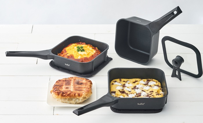 sutto方形四腳平底鍋