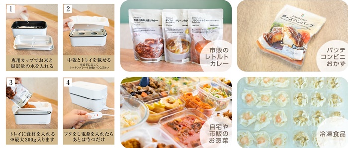 THANKO 雙層超高速便當盒炊飯器