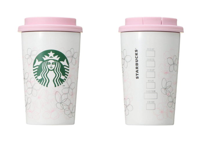 starbucks_2022_櫻花季商品_Sense of SAKURA Beauty_ステンレス TOGO カップタンブラーラインアート