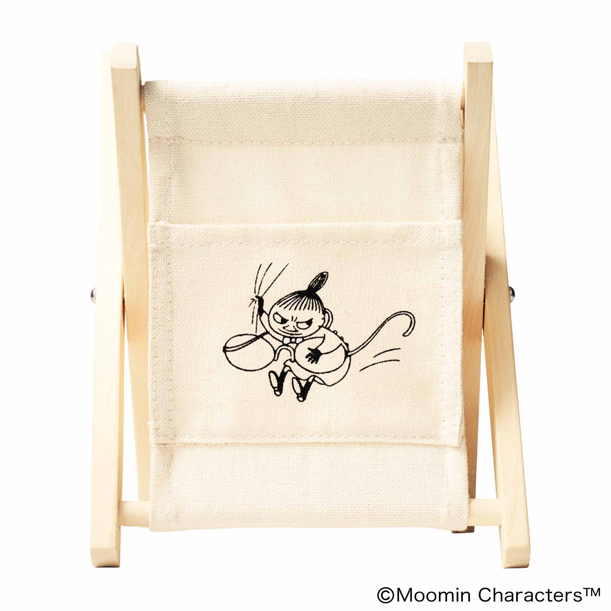MOOMIN慕敏家族帆布木製收納架