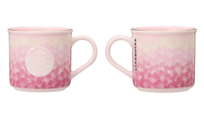 星巴克_2022_櫻花_商標馬克杯_花瓣漸變