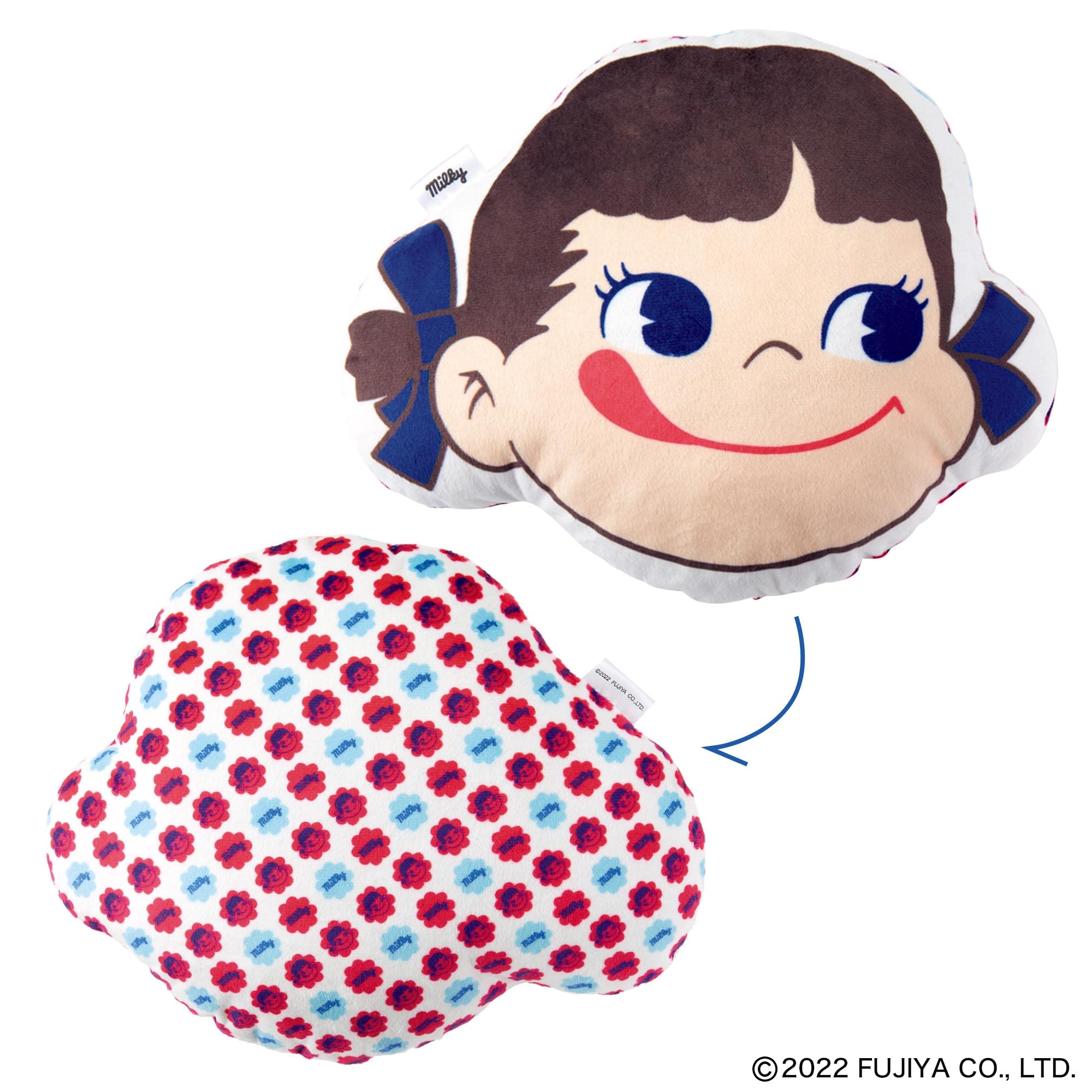 不二家PEKO造型抱枕