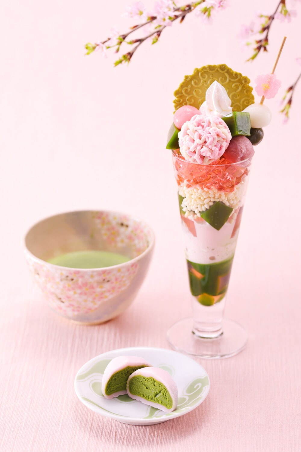 伊藤久右衛門_櫻花抹茶聖代