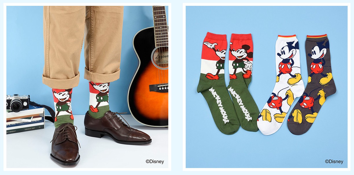 fukuske_福助_襪子_迪士尼_米奇