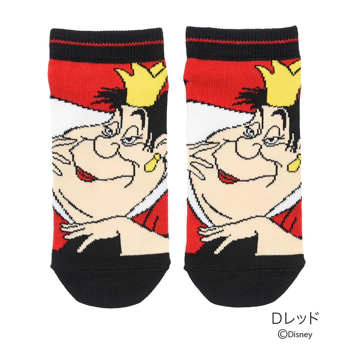 fukuske_福助_襪子_迪士尼_反派系列_紅心皇后