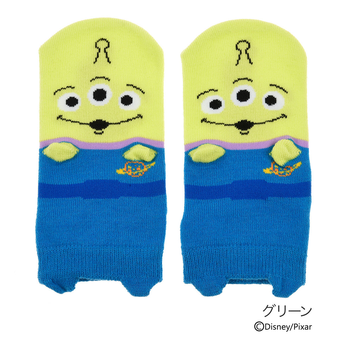 fukuske_福助_襪子_迪士尼_皮克斯動畫_玩具總動員_三眼怪