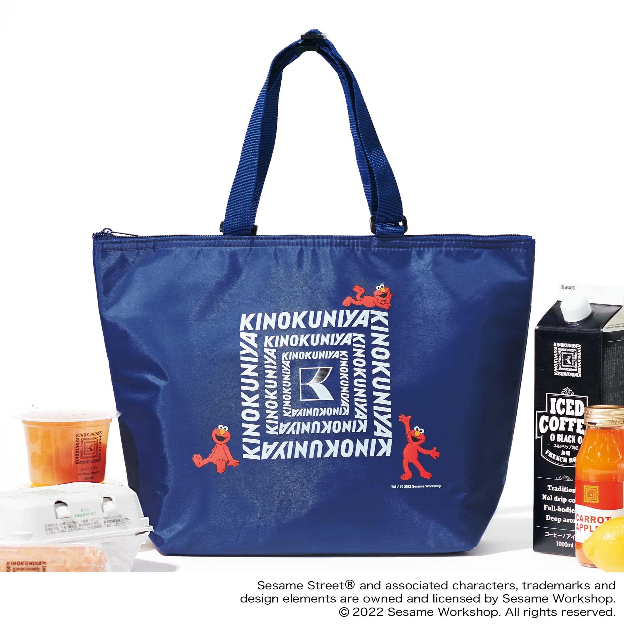 紀之國屋KINOKUNIYA×芝麻街ELMO保冷袋