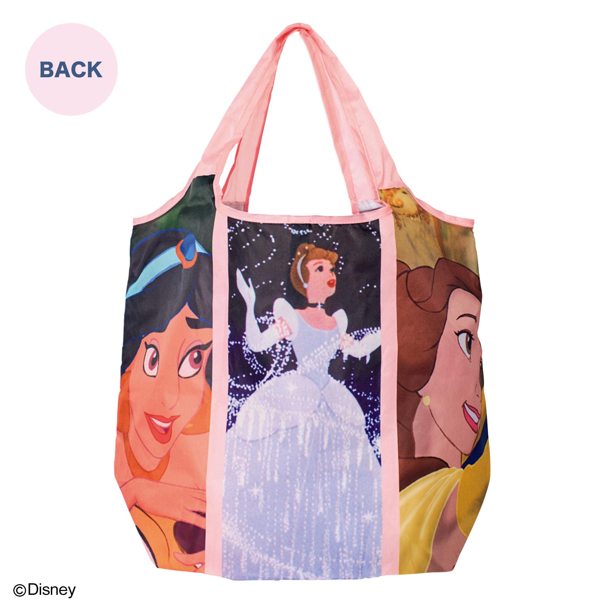 MILKFED.特製迪士尼公主環保購物袋背面