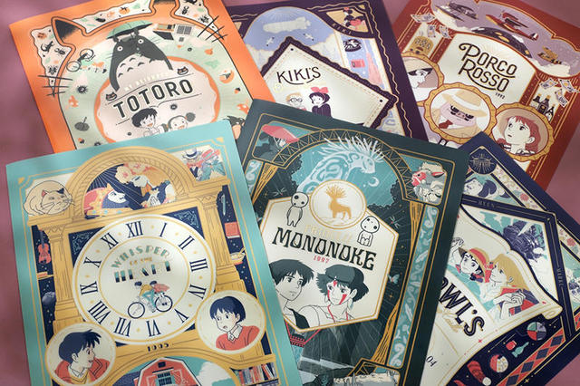 復古風宮崎駿名作資料夾
