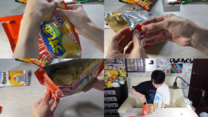 洋芋片正確吃法