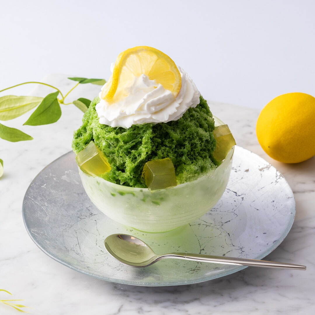 茶竂都路里_瀨戶檸檬_さわやか抹茶ぷりん氷